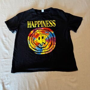 Black Happiness Kids T-Shirt Size Youth‎ Size 11-12